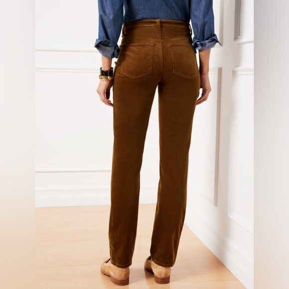 Talbots Pants - Talbots - Corduroy Pants Classic Fit Soft Stretch Fabric Straight Leg Casual